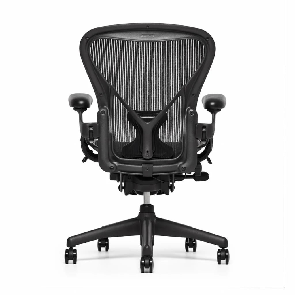 Silla Herman Miller Aeron Classic reacondicionada (grafito)
