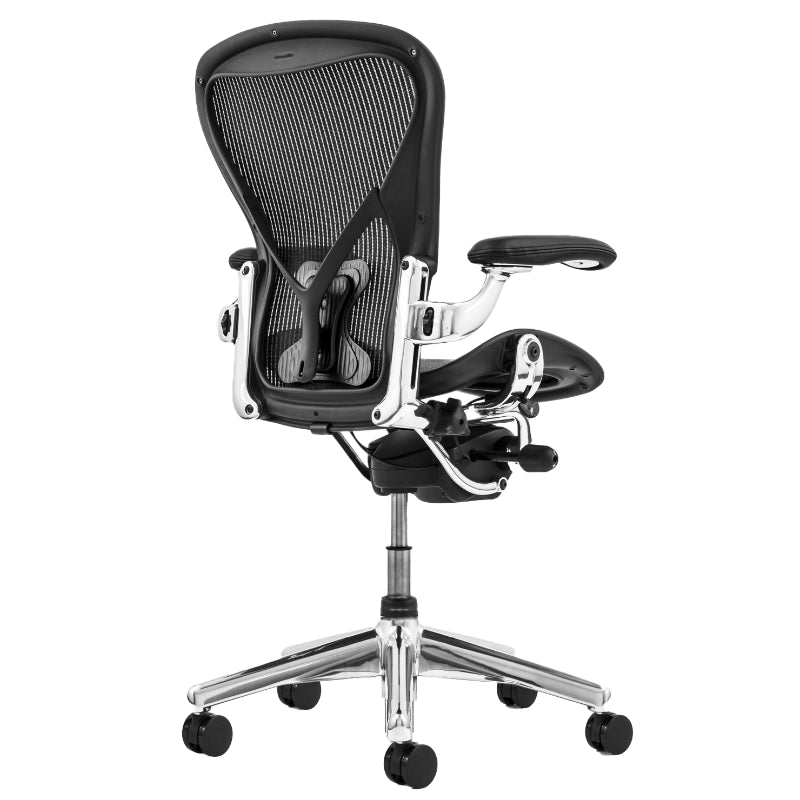 Silla Herman Miller Aeron Classic reacondicionada (pulida)