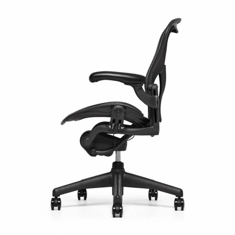 Silla Herman Miller Aeron Classic reacondicionada (grafito)