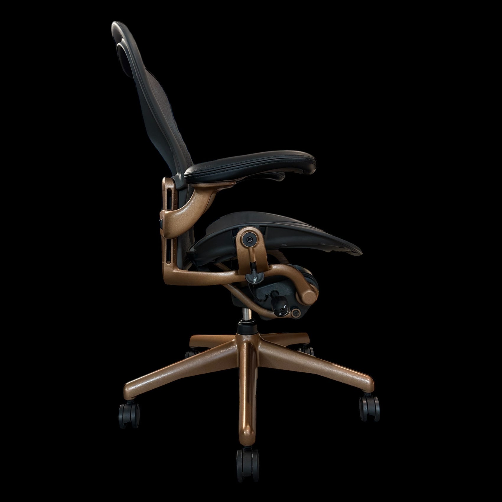 Silla Herman Miller Aeron Classic reacondicionada (Custom Oro Elios)
