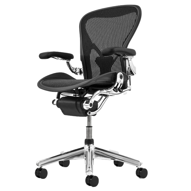 Silla Herman Miller Aeron Classic reacondicionada (pulida)